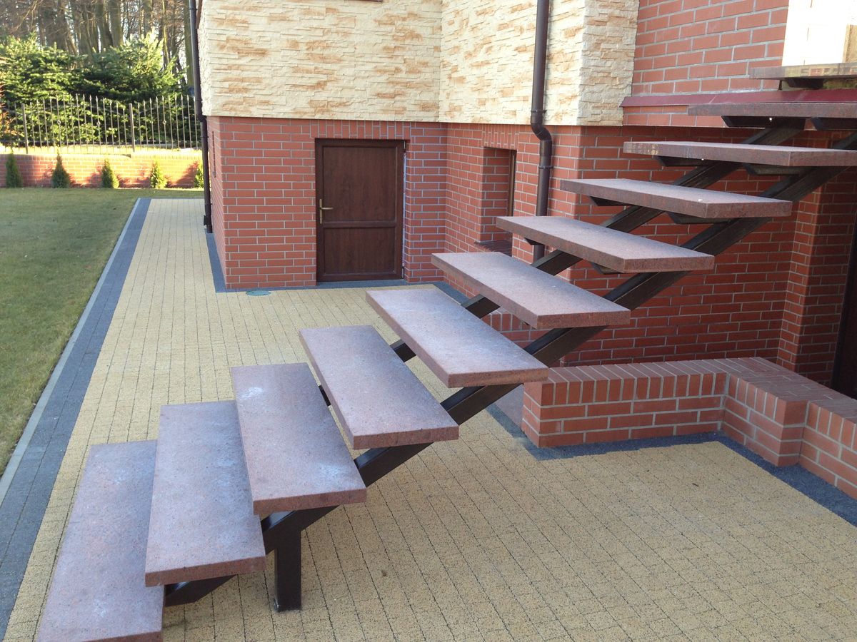 nowoczesne kamienne schody szczecin